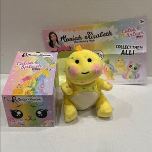 Moriah Elizabeth Series 3 Color Splash Burp Mini Plush–Open Box, New